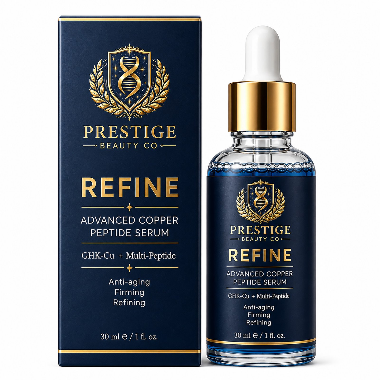 REFINE GHK-Cu peptide serum by Prestige Beauty Co